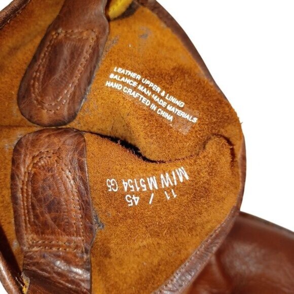 Born Western Tall Riding Boots Pull-On Brown Soft Leather Shoes Womens Size 11 - Picture 16 of 16